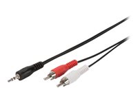 Con. cable stereo 2x RCA 5.00m - AK-510300-050-S