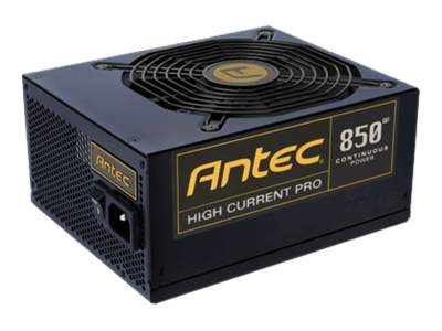 HCP 850 HIGH CURRENT PRO PSU 850WATTS 80 Antec High Current Pro HCP-850 - Alimentation ( interne ) - ATX12V 2.3/ EPS12V 2.92 - 80 PLUS Gold - CA 100-240 V - 850 Watt - PFC active - Europe