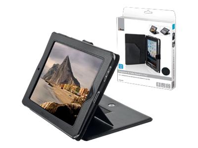 Trust Organiser & Folio Stand for iPad2 - Étui pour tablette Web - cuir - Apple iPad 2