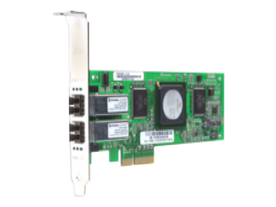 QLogic SANblade QLE2462 - Adaptateur de bus hôte - PCI Express x4 faible encombrement - 4Gb Fibre Channel - fibre optique - 2 ports