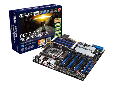 ASUS P6T7 WS SuperComputer - Moederbord - SSI CEB - LGA1366 Socket - X58 - 2 x Gigabit Ethernet - HD Audio (8-kanaals)