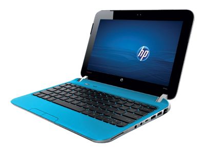 HP Mini 210-4120sb - Atom N2800 / 1.9 GHz - Windows 7 Starter 32-bit - 1 Go RAM - 320 Go HDD - 10.1" BrightView Infinity large 1024 x 600 - Intel GMA 3650 - bleu océan mat