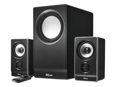 Trust Wave 2.1 Speaker Set - 2.1-kanaal multimedialuidsprekersysteem voor de PC - 45 Watt (Totaal)
