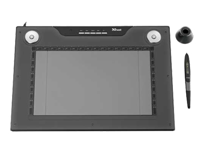 Trust Wide Screen Design Tablet TB-7300 - Numériseur, stylo numérique - 30.5 x 19.5 cm - 32 bouton(s) - filaire