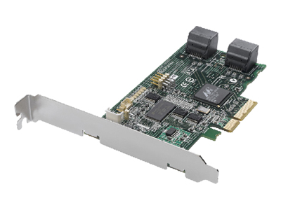 Adaptec RAID 1430SA - Contrôleur de stockage (RAID) - 4 Canal - SATA-300 faible encombrement - 300 Mo/s - RAID 0, 1, 10, JBOD - PCI Express x4
