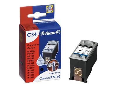 Canon Pixma Mp470 on Tank   Replaces Canon Pg40     1 X Black   For Canon Fax Jx210  Pixma