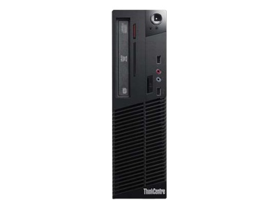 Lenovo ThinkCentre M70e 0830 - SFF - 1 x Core 2 Duo E8400 / 3 GHz - RAM 4 GB - vaste schijf 1 x 250 GB - DVD-brander - GMA X4500 - Gigabit Ethernet - Windows 7 Professional - Beeldscherm : geen