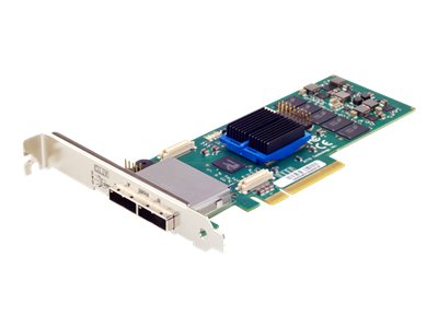 G-TECH G-8PORT 6GB/S SAS/SATA ATTO ExpressSAS R680 - Storage controller (RAID) - 8 Kanaal - SATA-300 / SAS 2.0 low profile - 600 MBps - RAID 0, 1, 4, 5, 6, 10, 50, JBOD, 60, 40, DVRAID - PCI Express 2.0 x8