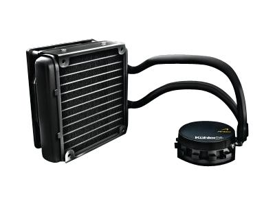 Antec KÜHLER H2O 620 - Warmte-uitwisselaar met ingebouwde pomp voor vloeistofkoelsysteem CPU - ( Socket 775, Socket 1156, Socket AM2, Socket AM2+, Socket 1366, Socket AM3, Socket 1155 ) - koper - 120 mm