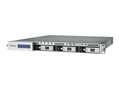 THECUS 4 BAY RACK NAS ENCL. SUPPORTS 4X3 Thecus Technology 1U4200XXX - NAS - rack-mountable - Serial ATA-300 - RAID 0, 1, 5, 6, 10, JBOD - Gigabit Ethernet - iSCSI - 1U