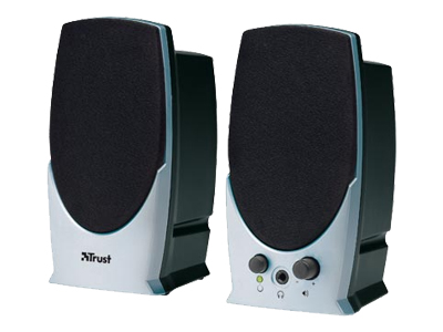 2.0 Speaker Set (SP-2200) Trust Soundforce 2.0 Speaker Set SP-2200 - Multimedia-luidsprekers PC - 2 Watt (Totaal)