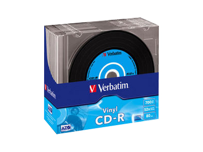 Verbatim Data Vinyl - 10 x CD-R - 700 MB 52x - slim jewel case - opslagmedia