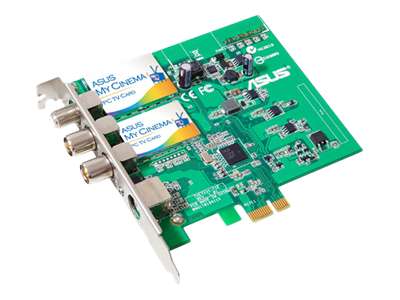 MY CINEMA ES3-110 DVB-S,DVB-T TV TUNER ASUS My Cinema ES3-110/PTS/FM/AV/RC - Récepteur DVB-T/DVB-S / tuner TV analogique / tuner radio / adaptateur d'entrée vidéo - PCI Express - SECAM, PAL