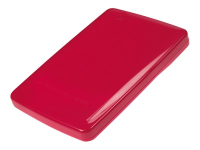 Conceptronic Grab'n'Go 2,5" Harddisk Box Mini CHD2MUR - Armoire de stockage - 2.5" - 1 Canal - SATA-150 - USB 2.0 - rouge