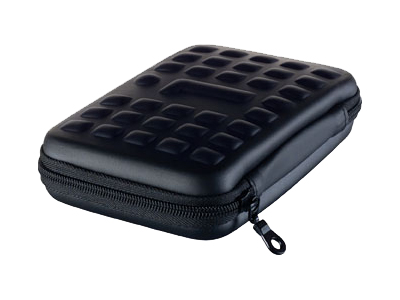 PORTABLE CARRYING CASE FOR 2.5IN HDD - B Iomega Portable Hard Drive Case - Harde-schijftas - zwart - voor eGo Portable Brown Genuine Leather, Mac Edition; Skin Radical