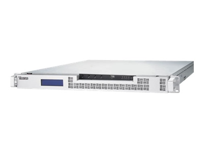 THECUS 4 BAY RACK NAS ENCL. SUPPORTS 4X3 Thecus Technology 1U4600 - NAS - rack-mountable - Serial ATA-300 - RAID 0, 1, 5, 6, 10, JBOD - Gigabit Ethernet - iSCSI - 1U