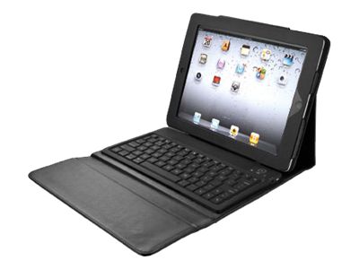 FOLIO STAND WITH BLUETOOTH KEYBOARD FOR Trust Folio Stand with Bluetooth Keyboard for iPad - Keyboard - wireless - Bluetooth - France