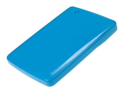 Conceptronic Grab'n'Go 2,5" Harddisk Box Mini CHD2MUBL - Armoire de stockage - 2.5" - 1 Canal - SATA-150 - USB 2.0 - bleu