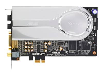 XONAR XENSE ASUS Xonar Xense - Sound card - 24-bits - 192 kHz - 118 dB SNR (Signal-To-Noise Ratio, signaal-ruis verhouding) - 7.1 - PCIe - ASUS AV100 - met Sennheiser PC 350 Xense Edition koptelefoon