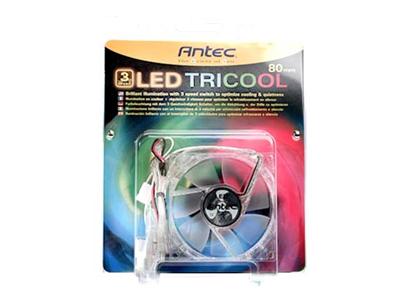 TriCool Fan/120mm Trilight LED lights Antec TriCool LED - Ventilatorhuis - 120 mm