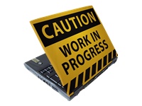 BoostID Laptop Sticker WorkInProgr.15.4