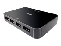 Trust SuperSpeed 4 Port USB 3.0 Hub - Concentrateur (hub) - 4 x SuperSpeed USB 3.0 - Ordinateur de bureau