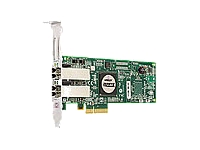 HP FC2242SR PCI-e DC HBA HP StorageWorks FC2242SR - Adaptateur de bus hôte - PCI Express x4 - 4Gb Fibre Channel - 2 ports - pour ProLiant DL165 G7, DL360 G7, DL380 G7, DL580 G5, SL160s G6; StorageWorks X3800 G2