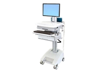 Ergotron StyleView PHD LCD Cart, 1 Drawer, Powered