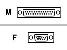 SERIAL INTERFACE CABLE RS-232C DB25 & 8