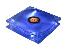 ThunderbladeFan8 cm BLUE LED 4pin/PWM