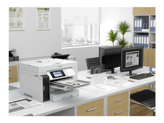 Epson EcoTank Pro ET-M16680 - Multifunction printer - B/W - ink-jet - A3 (media) - up to 25 ppm (printing) - 550 sheets - USB 2.0, LAN, Wi-Fi(ac), USB host