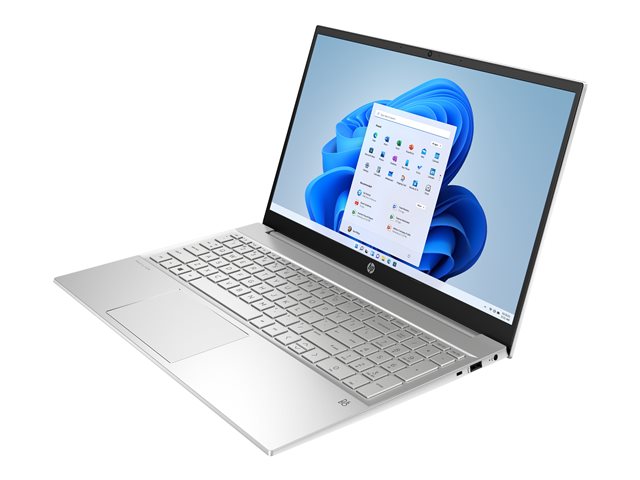 HP Pavilion Laptop 15-eg2015nb - Intel Core i5 1235U - Win 11 Home - Iris Xe Graphics - 16 GB RAM - 512 GB SSD NVMe - 15.6\" IPS 1920 x 1080 (Full HD) - Wi-Fi 6 - natural silver (base), natural silver aluminium (cover and keyboard frame) - kbd: Belgiu