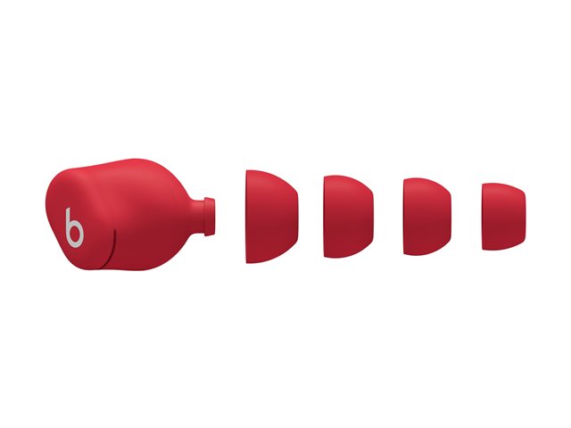 Beats Solo Buds - True wireless earphones with mic - in-ear - Bluetooth - transparent red