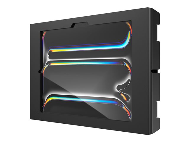 Compulocks iPad Pro M4 11\" (2024), Apex Secured Enclosure Wall Mount - Enclosure - for tablet - glass mount, space - lockable - high-grade aluminium - black - screen size: 11\" - mounting interface: 100 x 100 mm - wall-mountable - for Apple 11-inch iP