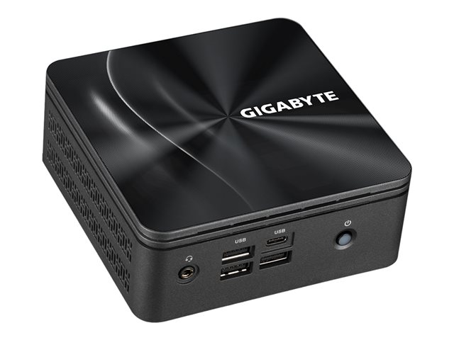 Gigabyte BRIX s GB-BRR3H-4300 (rev. 1.0) - Barebone - Ultra Compact PC Kit 1 x Ryzen 3 4300U / up to 3.7 GHz - RAM 0 GB - Radeon Graphics - 2.5 Gigabit Ethernet, Bluetooth 5.2