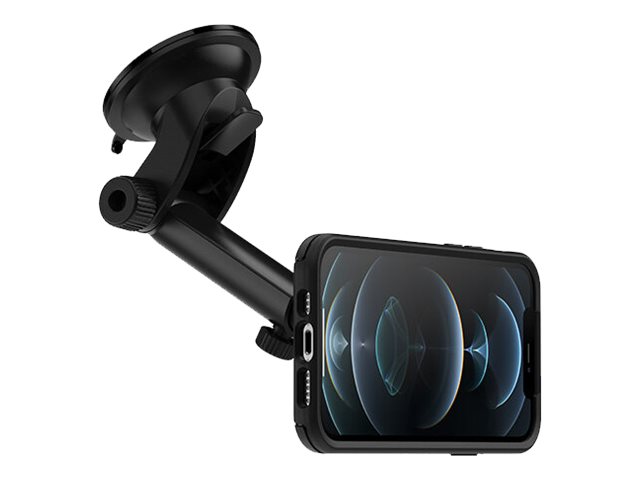 OtterBox - Car holder for mobile phone - for MagSafe - black - for Apple iPhone 12, 12 mini, 12 Pro, 12 Pro Max