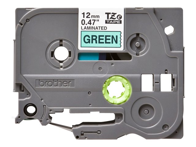 Brother TZe-731 - Black on green - Roll (1.2 cm x 8 m) 1 cassette(s) laminated tape - for Brother PT-D210, D600, H110, P750, P-Touch PT-1005, D450, E310, P-Touch Cube Pro PT-P910
