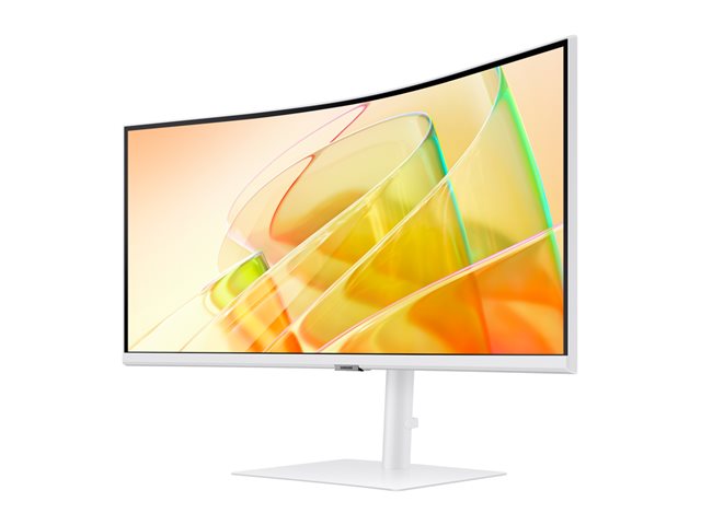 Samsung ViewFinity S6 S34C650TAU - S65TC Series - LED monitor - curved - 34\" - 3440 x 1440 UWQHD @ 100 Hz - VA - 350 cd/m² - 3000:1 - HDR10 - 5 ms - 2x Thunderbolt 4, HDMI, DisplayPort - speakers - warm white