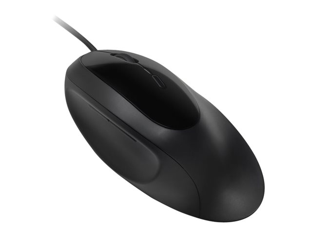 Kensington Pro Fit Ergo - Mouse - ergonomic - 5 buttons - wired - USB - black - retail