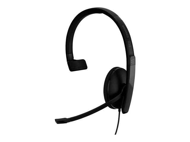 EPOS ADAPT 130T USB-C II - ADAPT 100 Series - headset - on-ear - wired - USB-C - black - Certified for Microsoft Teams, Optimised for UC