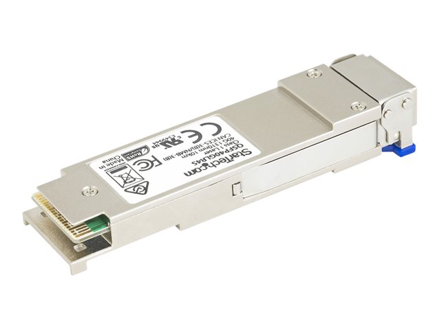 StarTech.com Cisco QSFP-40G-LR4-S Compatible QSFP+ Module, 40GBASE-LR4, 40GbE SMF Optic Transceiver, 40GE Gigabit Ethernet LC Connector, 10km, 1270nm to 1330nm DDM, Cisco Firepower ASR1000 - Lifetime Warranty (QSFP40GLR4S) - QSFP+ transceiver module (equivalent to: Cisco QSFP-40G-LR4-S) - 40GbE - 40GBase-LR4 - LC single-mode - up to 10 km - 1270-1330 nm