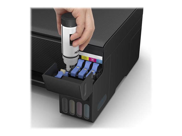 Epson EcoTank ET-2815 - Multifunction printer - colour - ink-jet - refillable - A4 (media) - up to 10 ppm (printing) - 100 sheets - USB, Wi-Fi - black