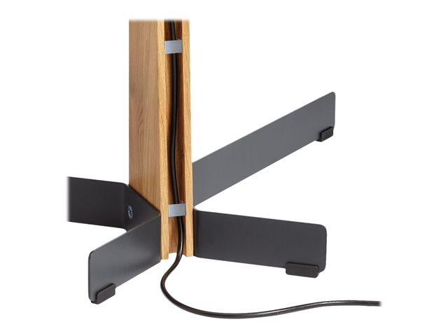 Vogel's TVS 3695 Oak & Steel (Black), TV Floor Stand, max. vesa 600 x 400, 50 kg, 40-77\"