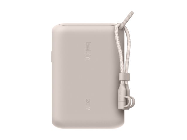 10k PD20W Power Bank with Display, Sand