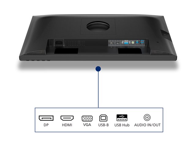 24\", FHD, 100Hz, HAS, AntiBL (HW), 2x2W Speakers