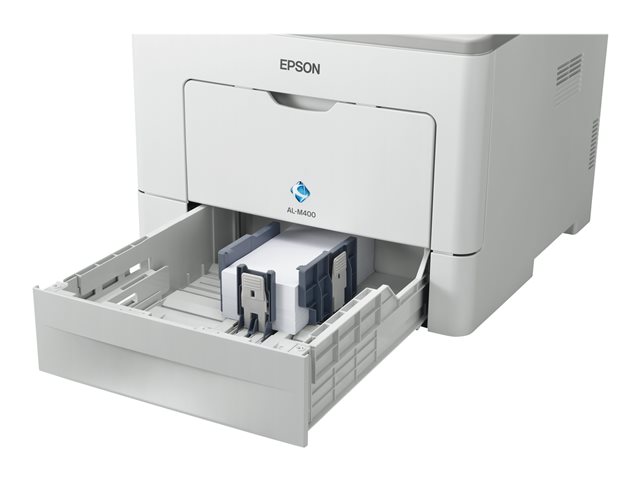 Epson WorkForce AL-M400DN - Printer - B/W - Duplex - laser - A4/Legal - 1200 dpi - up to 45 ppm - capacity: 700 sheets - parallel, USB 2.0, Gigabit LAN