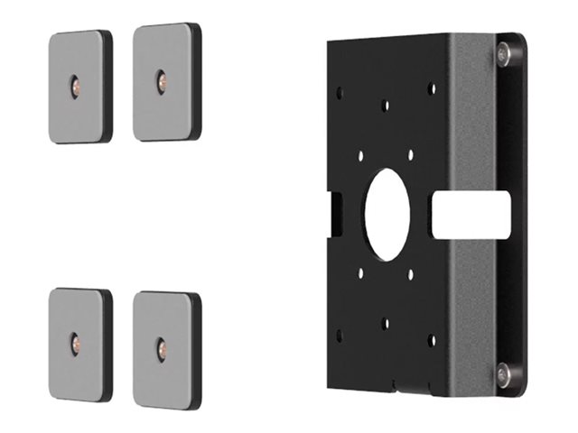 Compulocks VESA Glass Mount Bracket with Security Slot - Mounting kit (VESA mount bracket) - for LCD display / tablet - mounting interface: 100 x 100 mm - glass-mounted