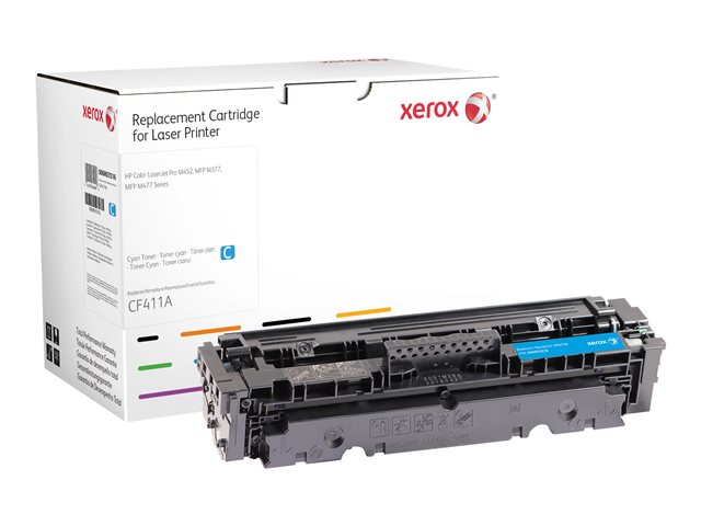 Xerox - Cyan - compatible - toner cartridge (alternative for: HP CF411A) - for HP Color LaserJet Pro M452, MFP M377, MFP M477