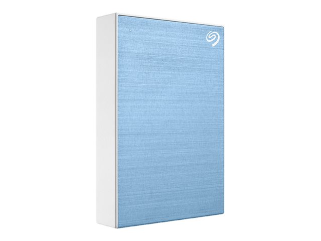 Seagate One Touch STKZ4000402 - Hard drive - 4 TB - external (portable) - USB 3.0 - light blue - with Seagate Rescue Data Recovery