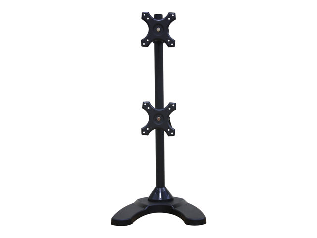 Neomounts FPMA-D700DDV - Stand - full-motion - for 2 LCD displays - black - screen size: 10\"-27\" - desktop stand, grommet, desk-mountable